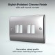 BG Grid Lite Polished Chrome 4G Cover